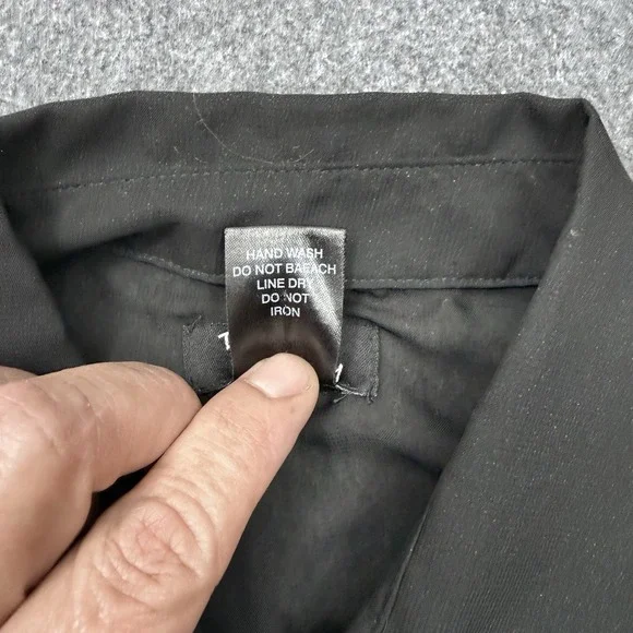 Teenage Runaway Sheer Skull Back Sleeveless Blouse Goth Black SM - Picture 3 of 6